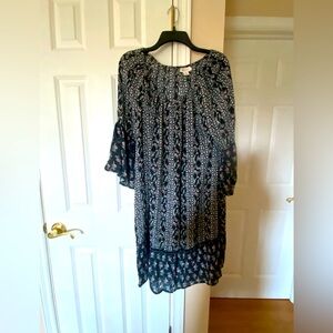 Comfortable print day dress